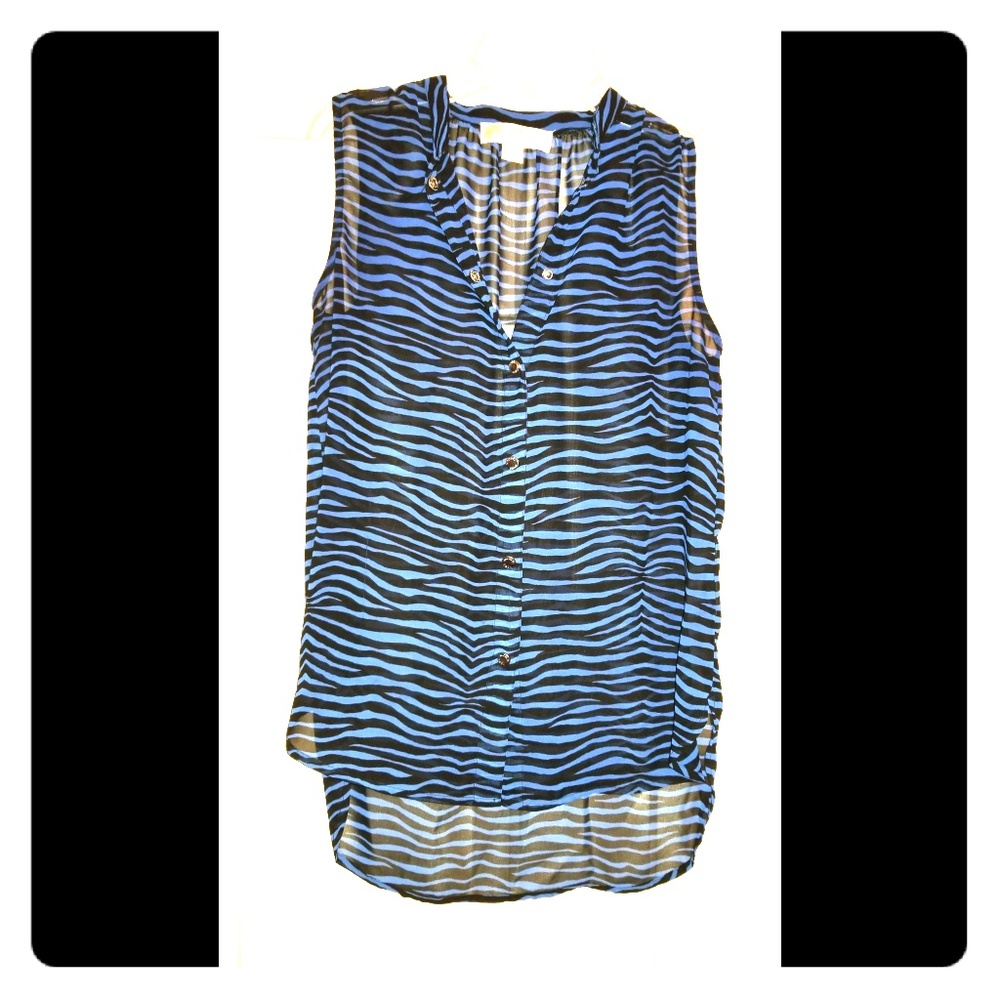 Michael Kors Zebra Print Top